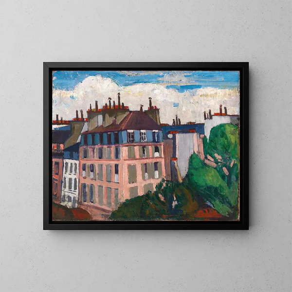Toits de Paris - Henry Lyman Saen — gerahmtes Bild an der Wand