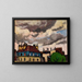 Toits et nuages à Paris - Henry Lyman Saen — gerahmtes Bild an der Wand