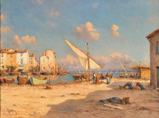 Henry Malfroy - A View of Martigues.webp