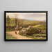 Weg in der Landschaft in Cornwall - Henry Martin — gerahmtes Bild an der Wand