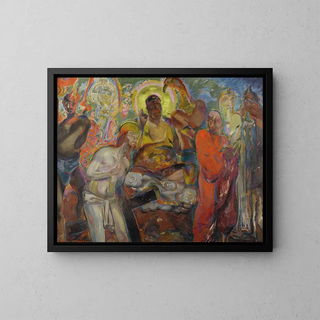 Götter der Menschen - Henry McCarter — gerahmtes Bild an der Wand