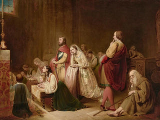 Henry Nelson ONeil - The First Meeting of Petrarch and Laura.webp