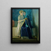 Il Cristo e sua madre studiano le Scritture - Henry Ossawa Tanner — quadro incorniciato alla parete