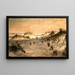 Dunes de sable au coucher du soleil à Atlantic City - Henry Ossawa Tanner — quadro incorniciato alla parete