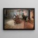 Filage à la lumière du feu L'enfance de George Washington Gray - Henry Ossawa Tanner — gerahmtes Bild an der Wand