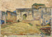 Scène di strada a Tanger, architettura merlata - Henry Ossawa Tanner — vista dell’opera