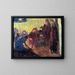 Studio del Cristo che lava i piedi agli apostoli - Henry Ossawa Tanner — quadro incorniciato alla parete