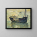 Le Naufrage - Henry Ossawa Tanner — gerahmtes Bild an der Wand