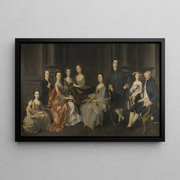 Henry Pickering - Portrait Of Sir Wolstan Dixie 4th Bt 17011767 Of Bosworth Hall Leicestershire And His Family.webp