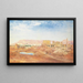 Ansicht des Karnak-Tempels vom heiligen See - Henry Roderick Newman — gerahmtes Bild an der Wand