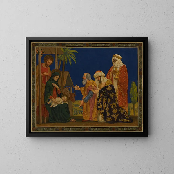 Die Weisen - Henry Siddons Mowbray — gerahmtes Bild an der Wand