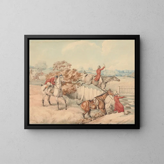Henry Thomas Alken - Foxhunting The Leap.webp