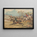 Fuyons Prenons die Köpfe - Henry Thomas Alken — gerahmtes Bild an der Wand