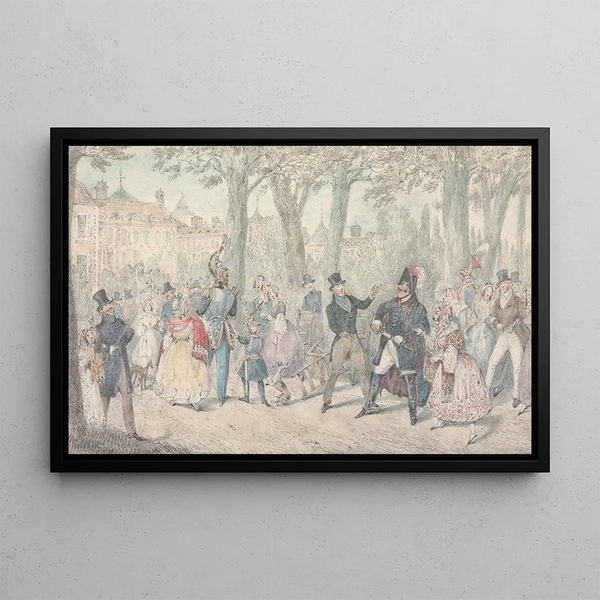 M. Jorrocks rinuncia alla conoscenza dello Yorkshireman - Henry Thomas Alken — quadro incorniciato alla parete