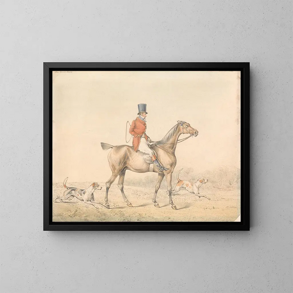 Le Couverture Hack - Henry Thomas Alken — quadro incorniciato alla parete
