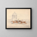 L-Ankunft des St Leger von Doncaster - Henry Thomas Alken — gerahmtes Bild an der Wand