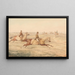 Due cavalieri che esercitano cavalli al galop - Henry Thomas Alken — quadro incorniciato alla parete