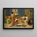 Il Banchetto - Henry Thomas Schafer — quadro incorniciato alla parete