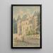 Château de Vouzan - Henry Victor Burgy — quadro incorniciato alla parete