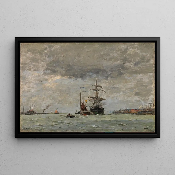 Henry Ward Ranger - Entrance To The Harbor.webp