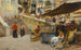 Sur les marches du Rialto Venise - Henry Woods — Ansicht des Kunstwerks