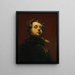 Portrait eines jungen Mannes - Henry Wyatt — gerahmtes Bild an der Wand