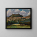 Paesaggio italiano - Henryk Dietrich — quadro incorniciato alla parete