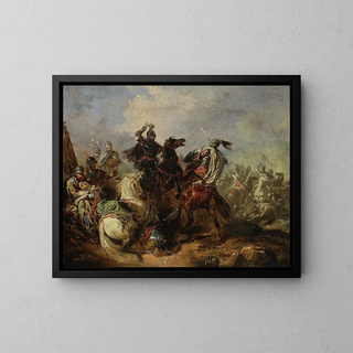 Henryk Pillati - Battle of Lithuanians with the Teutonic knights.webp