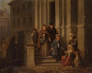 Henryk Pillati - In front of the church.webp