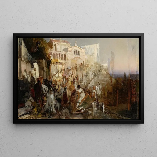 Henryk Siemiradzki - Candlesticks of Christianity sketch.webp