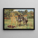 Les improbables connaisseurs - Herbert William Weekes — gerahmtes Bild an der Wand