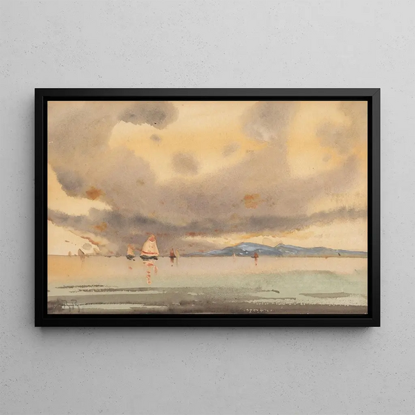 Hercules Brabazon Brabazon - Euganian Hills from the Lagoon Low Tide.webp