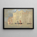 Gondeln vor einem Palast am Canal Grande in Venedig - Hercules Brabazon Brabazon — gerahmtes Bild an der Wand
