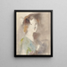 Portrait einer Frau - Hercules Brabazon Brabazon — gerahmtes Bild an der Wand