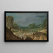 Flusstal - Hercules Segers — gerahmtes Bild an der Wand