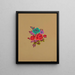 Gruppen floral polychrome I - Herman A. Elsberg — gerahmtes Bild an der Wand
