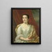 Margaretha Leuveling 1738-83 moglie di Justus Tjeenk - Herman Frederik van Hengel — quadro incorniciato alla parete