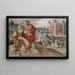 Allegorie der Gier - Herman Hahn — gerahmtes Bild an der Wand
