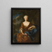 Lovisa Dorotea Sofia 1680-1705 principessa di Prussia - Herman Hendrik de Quiter il Giovane — quadro incorniciato alla parete