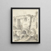 Porta di Blackwater a Utrecht - Herman Saftleven — quadro incorniciato alla parete
