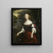 Portrait einer Frau - Herman Verelst — gerahmtes Bild an der Wand
