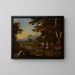 Der Urteil des Paris - Herman van Swanevelt — gerahmtes Bild an der Wand