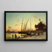 Ägypten am Nil-Ufer - Hermann David Salomon Corrodi — gerahmtes Bild an der Wand