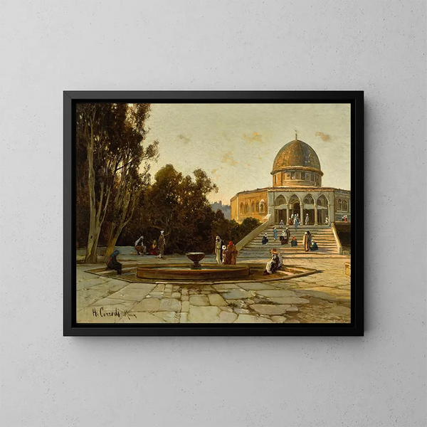 Le Dôme du Rocher Jérusalem - Hermann David Salomon Corrodi — quadro incorniciato alla parete