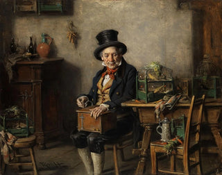 Hermann Kern - Alter Mann mit Spieluhr.webp