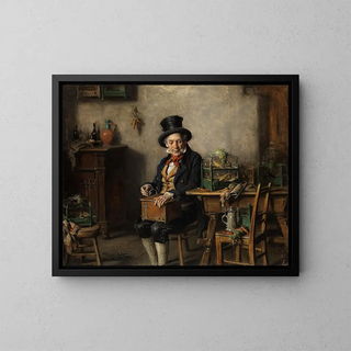 Hermann Kern - Alter Mann mit Spieluhr.webp
