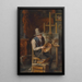 L'artiste à son chevalet - Hermann Kern — framed artwork on a wall