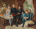 Quattro fratelli e sorelle su un tappeto in pelliccia di orso polare - Hermann Nigg — vista dell’opera