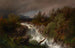 Cascade in Telemarken, Norwegen - Hermann Ottomar Herzog — Ansicht des Kunstwerks