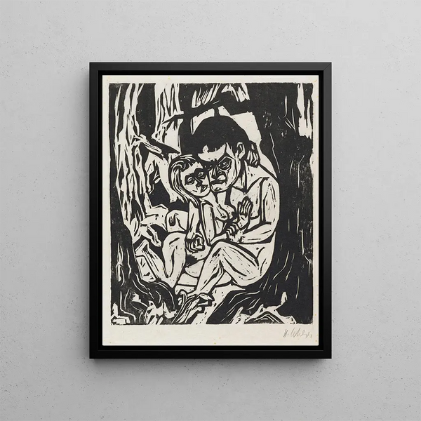 Hermann Scherer - Paar im Wald.webp
